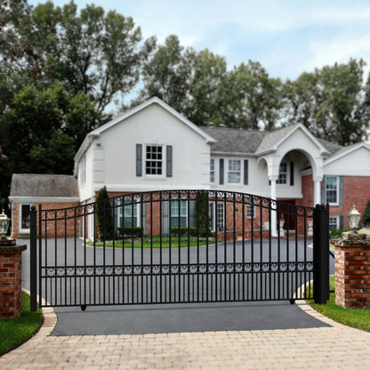 12x6 ft Steel Sliding Driveway Gate