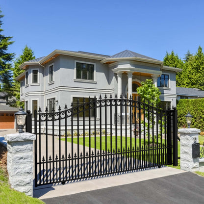 12x6 ft Steel Sliding Driveway Gate