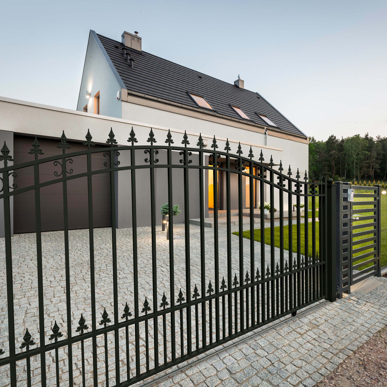 14x6 ft Steel Sliding Driveway Gate
