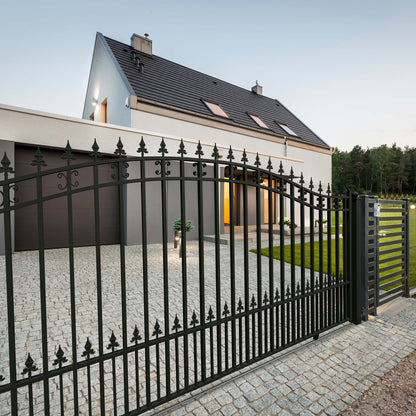 14x6 ft Steel Sliding Driveway Gate