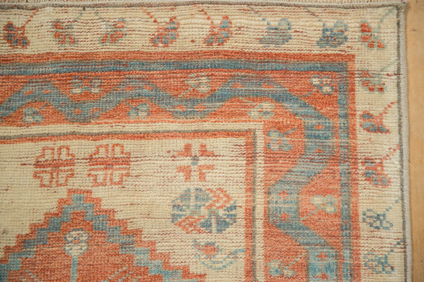 2.5x5 Distressed Oushak Rug Runner