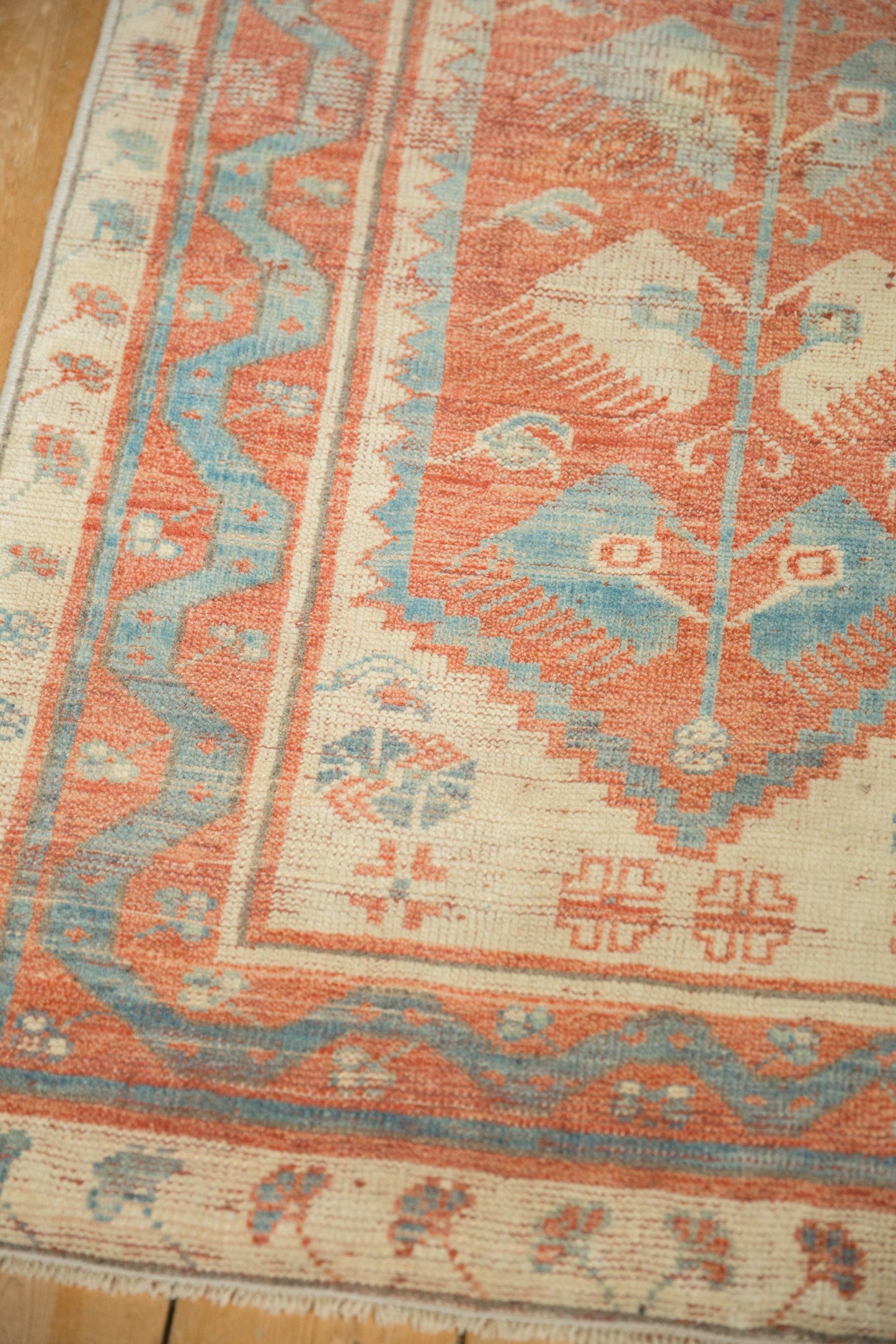 2.5x5 Distressed Oushak Rug Runner