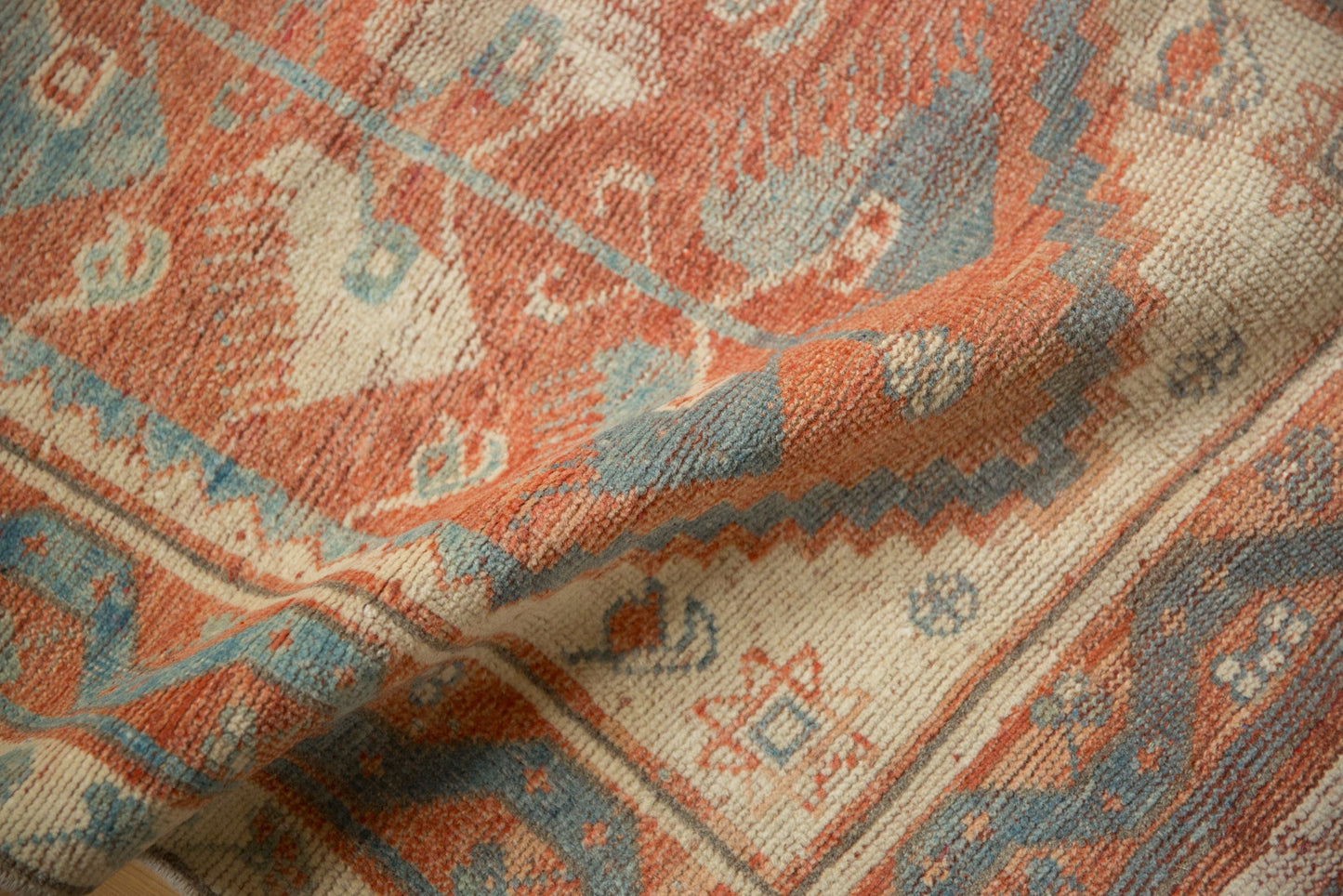 2.5x5 Distressed Oushak Rug Runner