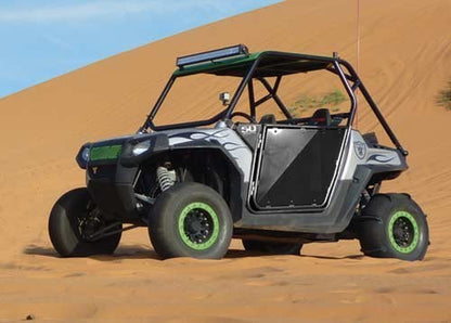 50 Cal RZR Doors Red on Black