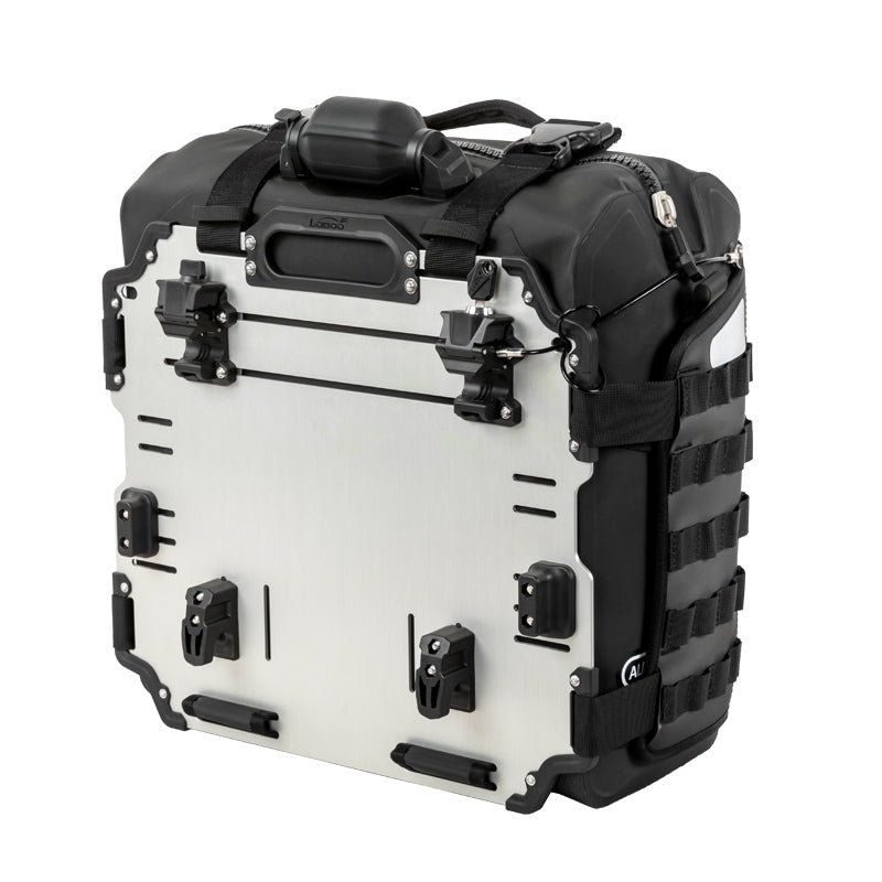 LOBOO Inflatable Motorcycle Side Bag Set – ALPS Series Waterproof Travel Saddle Bags (Available in 23L, 30L, or Mixed 23L+30L Options)