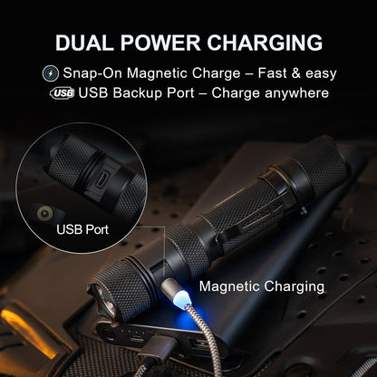 E9R GEN4 - 2,550 Lumen Tactical EDC Flashlight