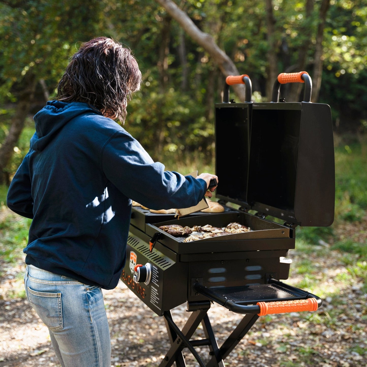 17" On the Go Griddle & Grill Combo
