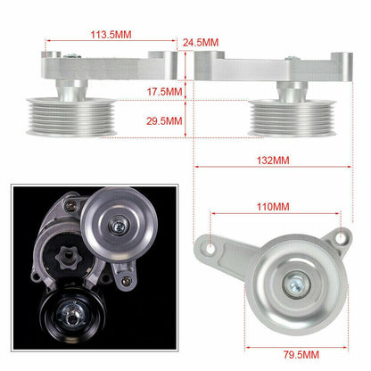 K Series Swap Adjustable EP3 Idler Pulley Belt Kit For Civic Integra Honda Tuned K20