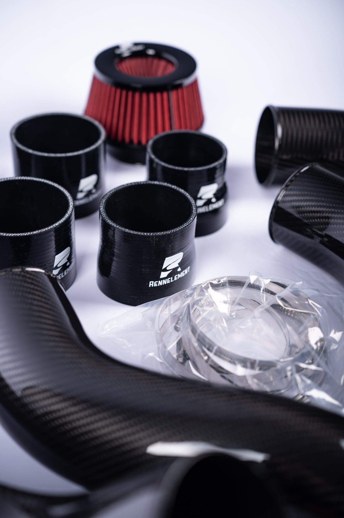 RENNELEMENT G90/G99 M5 BMW Dry Carbon Fiber Front Mount Intake