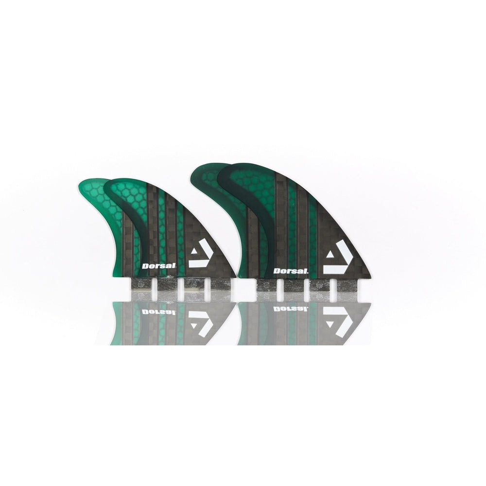 DORSAL Surfboard Fins Quad 4 Set FCS Compatible