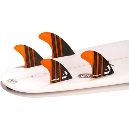 DORSAL Surfboard Fins Quad 4 Set FCS Compatible