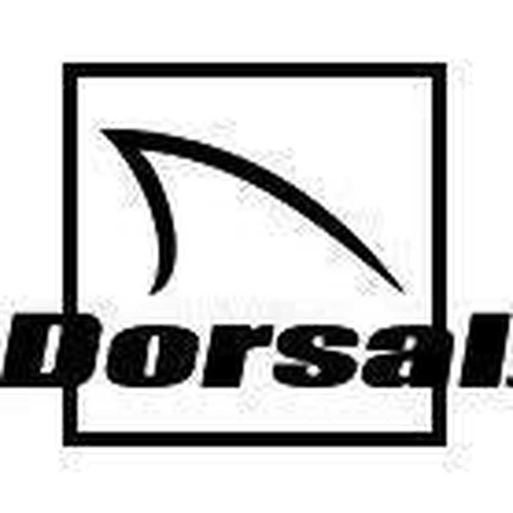 DORSAL Flexrez Core Surfboard Twin Surf Fins (2) FCS Compatible Black