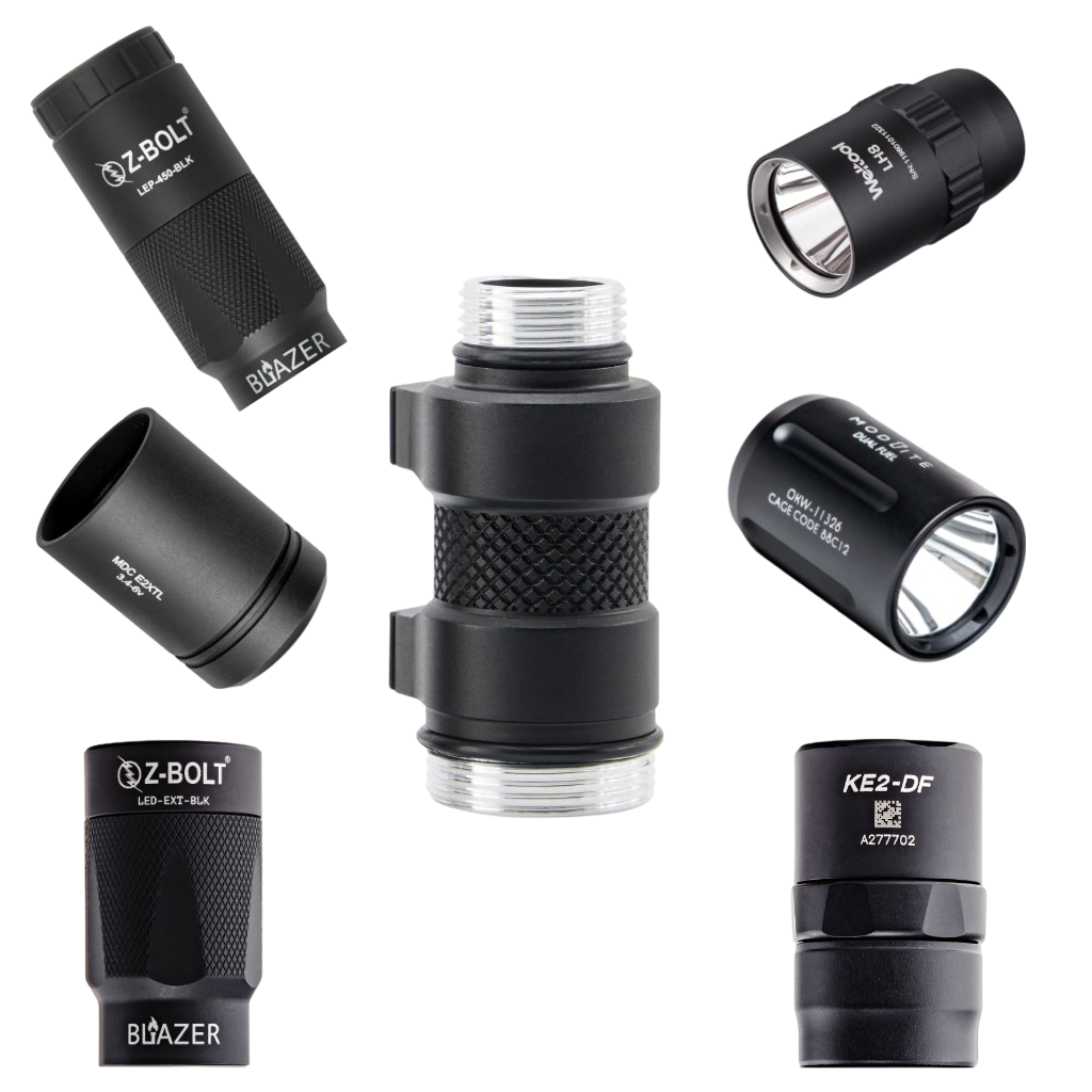 18650 "Scout" Compatible Light Bodies for Z-BOLT®, Surefire, Modlite, & Arisaka Light & Illuminator Heads