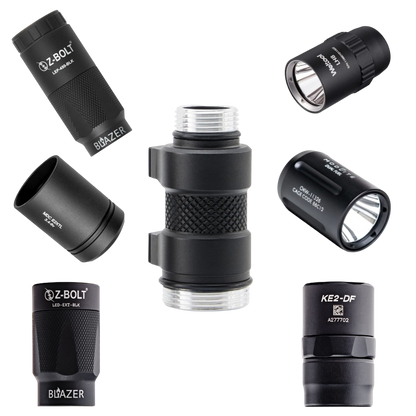 18650 "Scout" Compatible Light Bodies for Z-BOLT®, Surefire, Modlite, & Arisaka Light & Illuminator Heads
