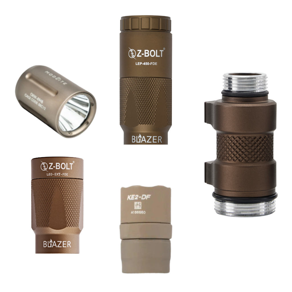 18650 "Scout" Compatible Light Bodies for Z-BOLT®, Surefire, Modlite, & Arisaka Light & Illuminator Heads