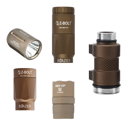 18650 "Scout" Compatible Light Bodies for Z-BOLT®, Surefire, Modlite, & Arisaka Light & Illuminator Heads