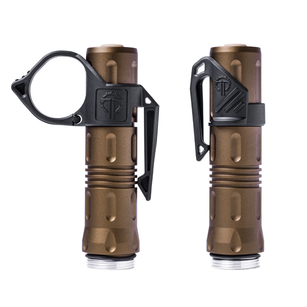 18650 Multi-Colored Handheld Light Body Packages - Thyrm Clips, Anti-Roll Collars, Tailcaps & Light Bodies
