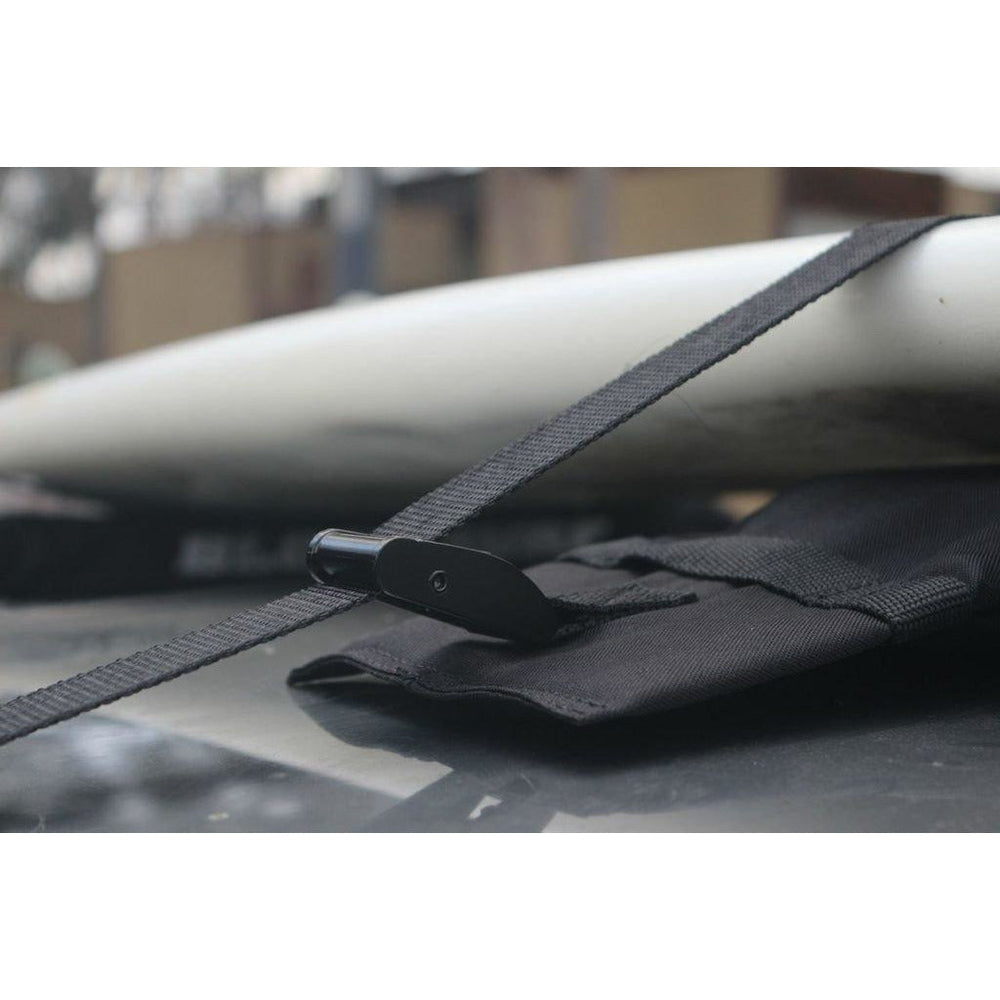 DORSAL Wrap Rax Double Surfboard Soft Roof Rack Pads with Straps - Pack of 2 Corrosion Resistant Buckles, Universal Fit, Trucks SUVs - Longboards, Short Boards, SUP, Soft Tops