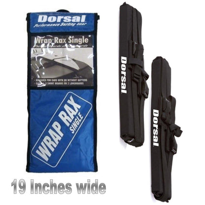 DORSAL Surfboard Car Soft Racks - Padded System, Easy Setup Any Car, ‘No Scratch’ Buckles - Strap Up to 3 Boards on Car Roof