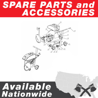 8-Inch Steel Wire Brush Drum Scarifier Attachment
