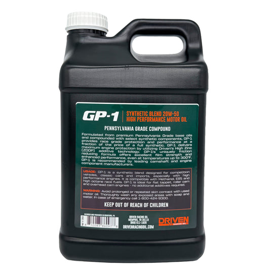 GP-1 Synthetic Blend 20W-50 | 2.5 Gallon