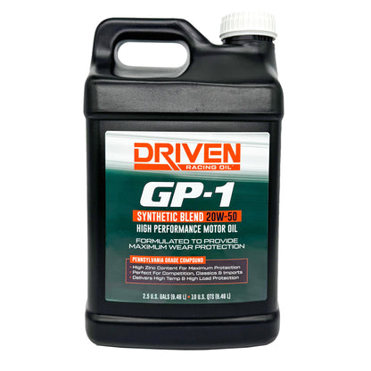 GP-1 Synthetic Blend 20W-50 | 2.5 Gallon