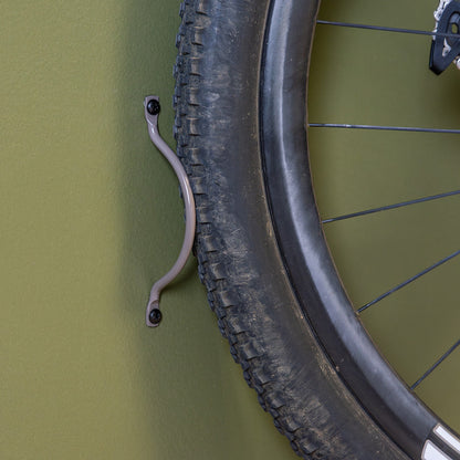 Swivel Mount Bike Storage Rack | 2 Bike Garage Wall Hooks | Mud