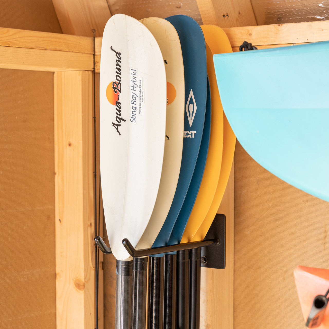 Laurel Lake Paddle Storage Wall Hook | Holds 6 Paddles