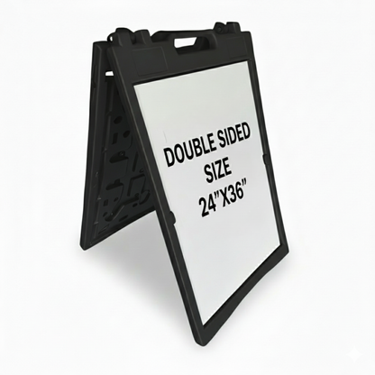 A Frame Sign Deluxe 24"x36" Plastic BICGS-2401-W White