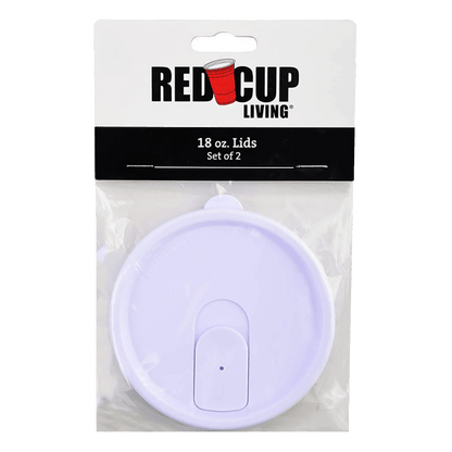 Reusable Red Party 18oz and 32oz Cups Lids | Durable plastic, BPA and Phthalates free | Eco-friendly