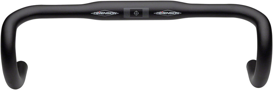 MSW Flat Top Shallow Drop Handlebar - Aluminum 31.8mm 40cmBlack