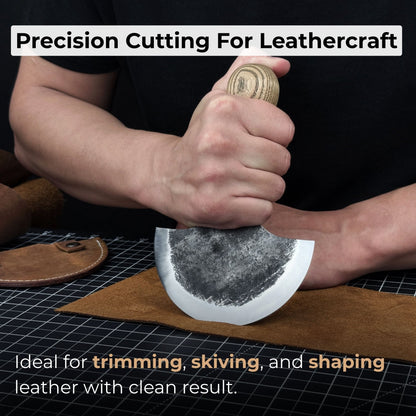 2-Piece Rounded Leather Knife Set