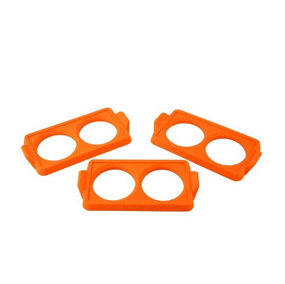 2 Section Egg Ring Tray 3-Pack