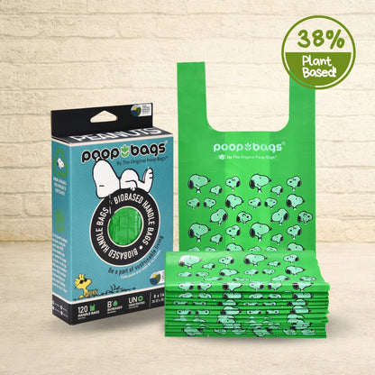 Snoopy® Handle Tie Poop Bags