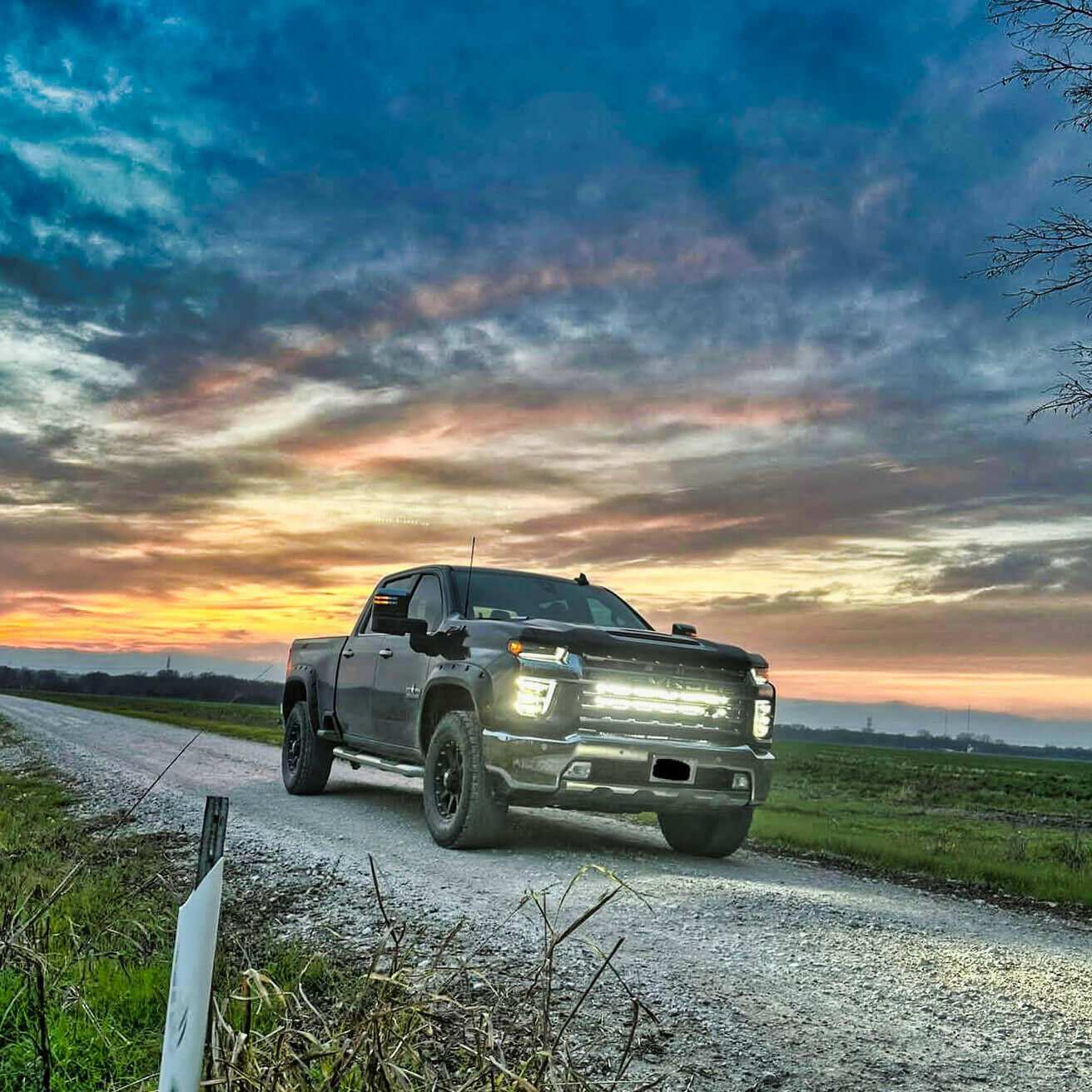2020+ Chevrolet Silverado 2500/3500HD Dual 40s Light Bars