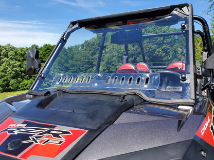 Polaris RZR XP 4 1000/XP 4 Turbo - 1 Pc Scratch-Resistant Windshield w/Vent and Clamp Options