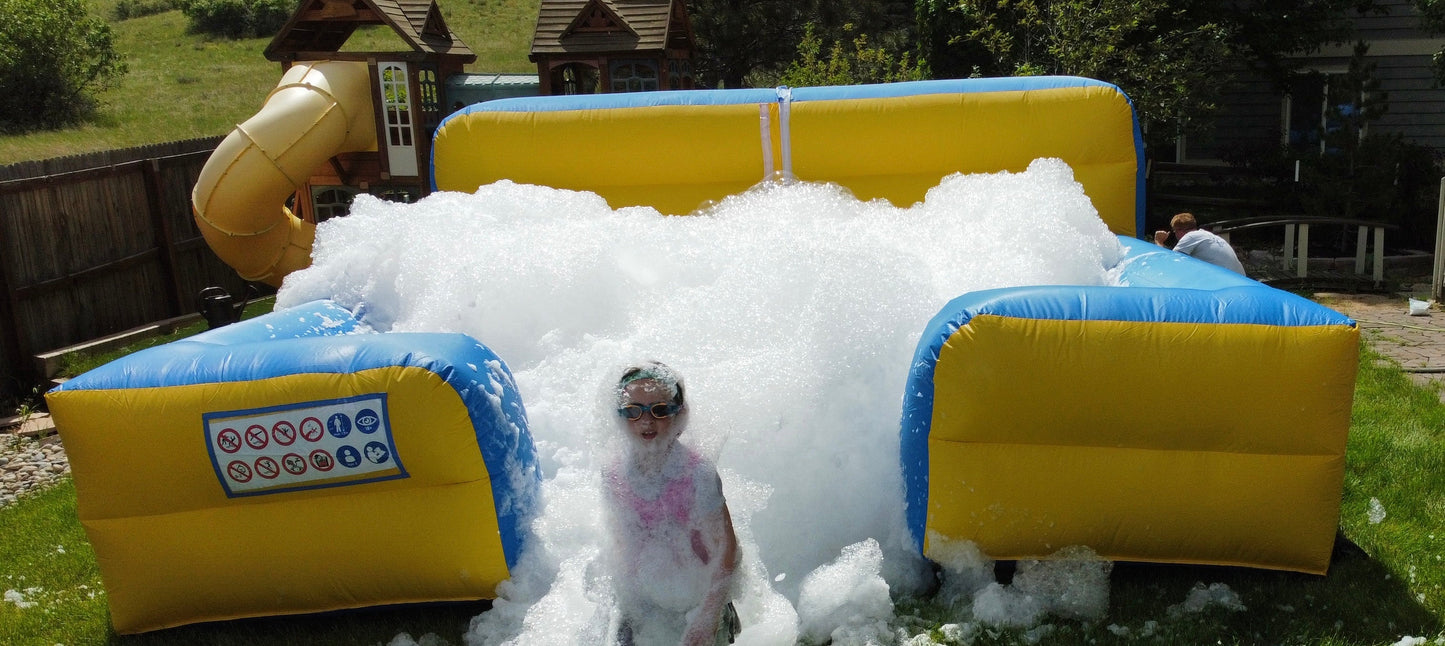 FOAM POWDER PACKS – 120 PACKS + All in one backyard foam pit