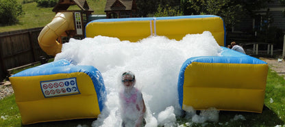 FOAM POWDER PACKS – 120 PACKS + All in one backyard foam pit