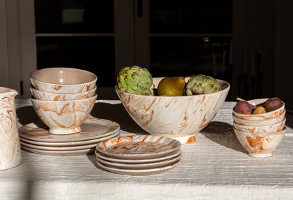 Marbled Terra Bowls - Set of 4