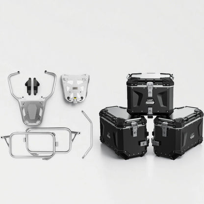 LOBOO CONQUEROR Aluminum Cases & Racks Set for BMW R1300GS / R1300GS Adventure