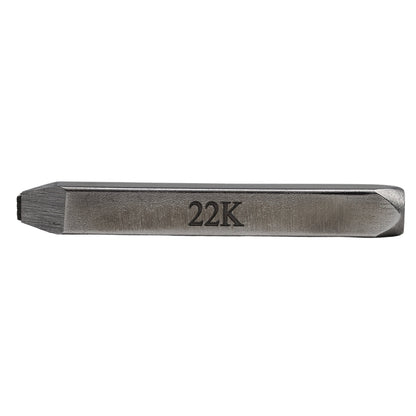 Jewelers Metal Stamp, Hardened Steel, Hallmarking