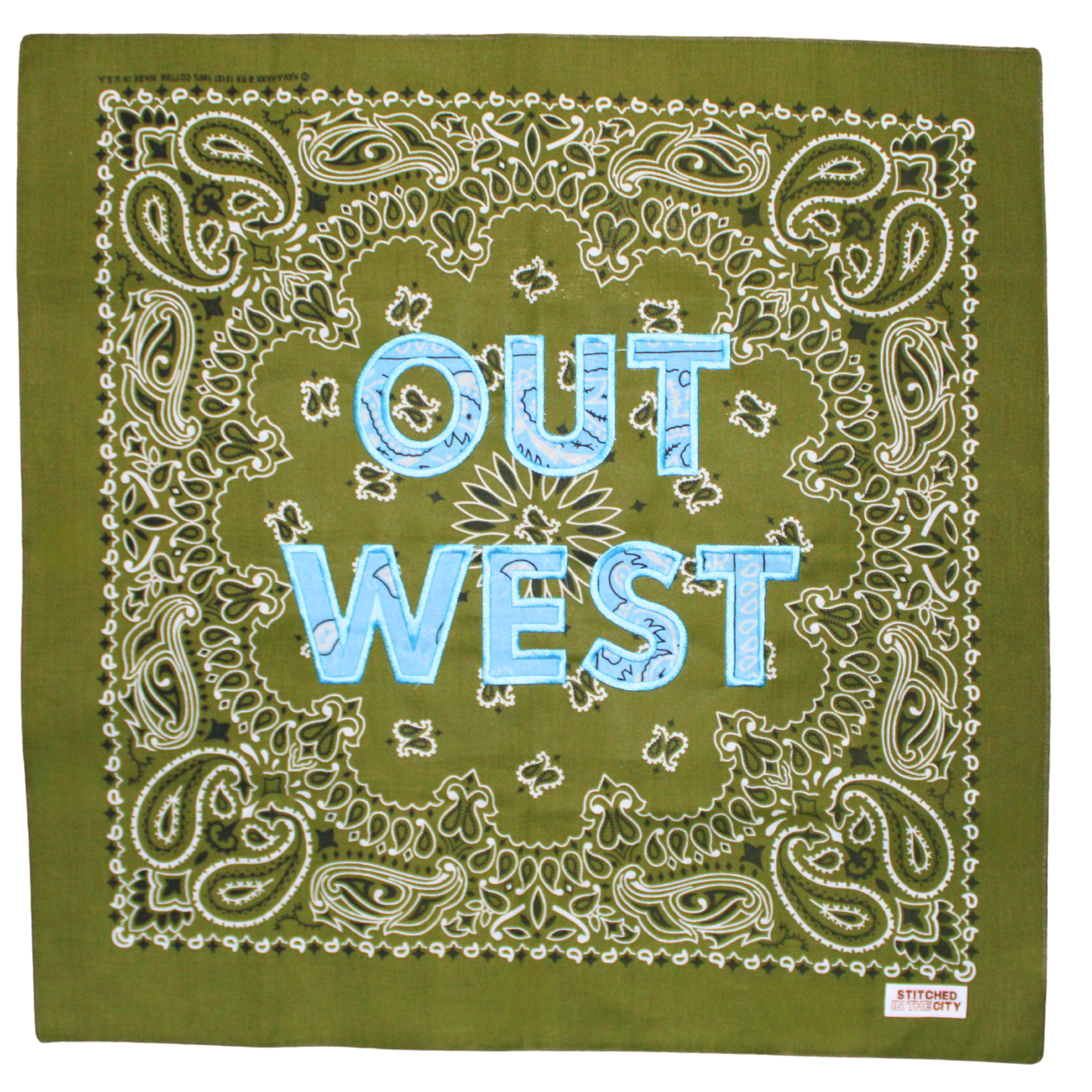 Out West Olive and Blue