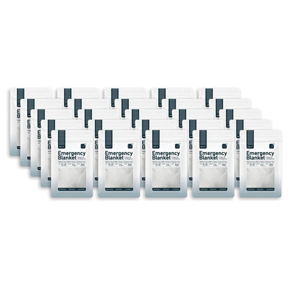 25 Pack of Emergency Blankets