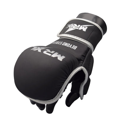 MRX Boxing Sparring Shooter Gloves 7 oz 2524-SLV-L-XL