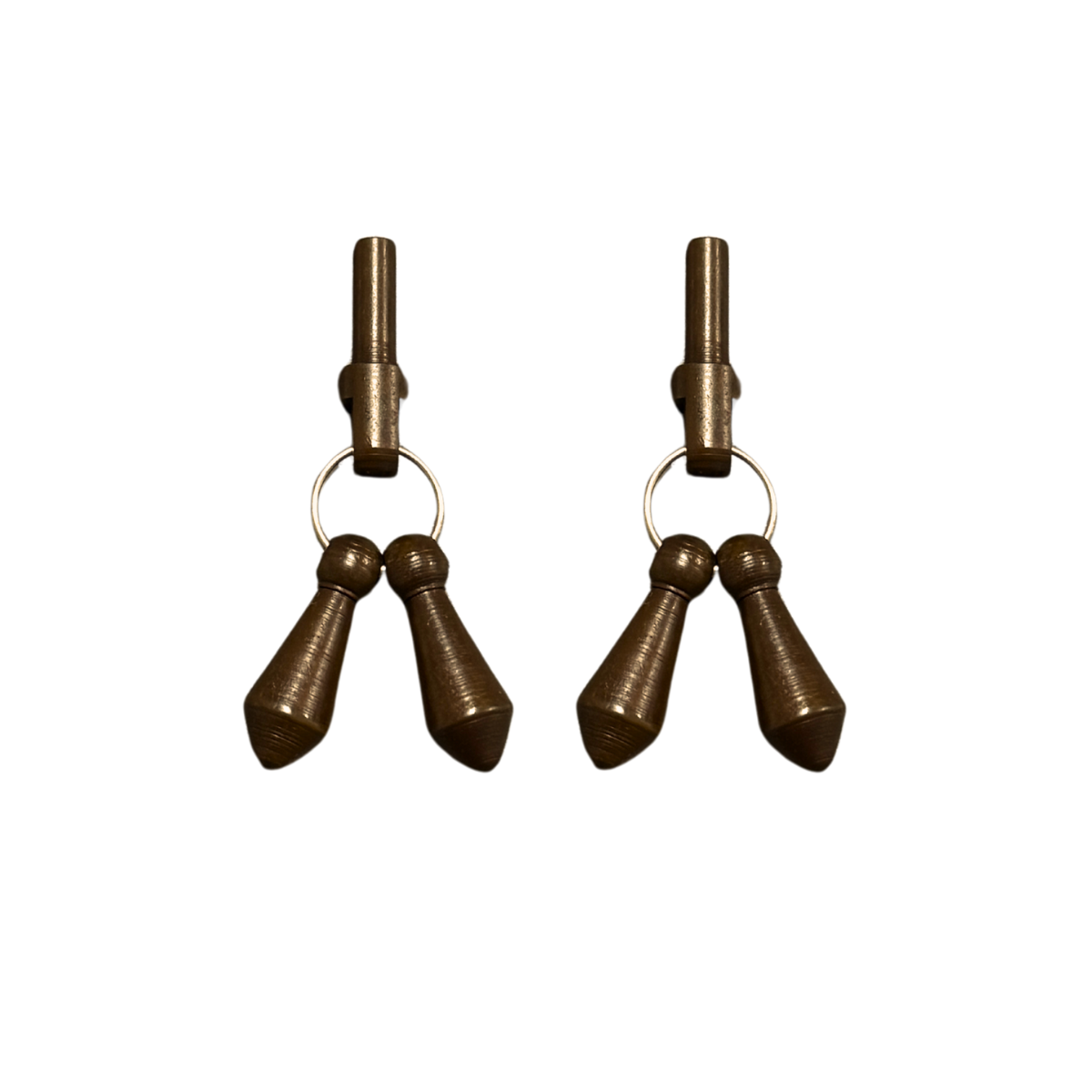 AJ Tack Antique Brown Jingle Bobs