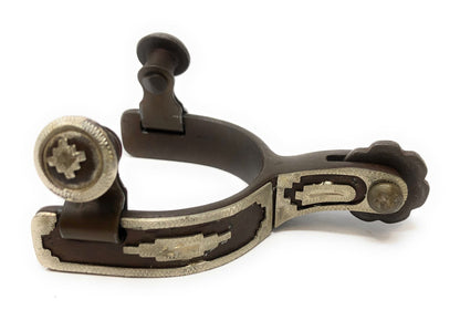 AJ Tack Baby Antique Brown Southwest Spurs