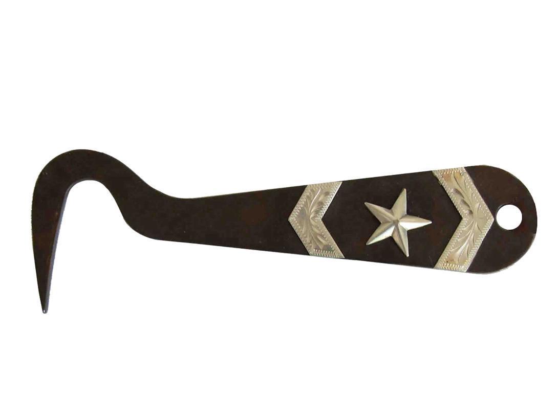 AJ Tack Antique Brown Steel Hoof Pick