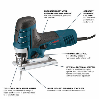 BOSCH JS470EB 7.0 Amp Barrel-Grip Jig Saw
