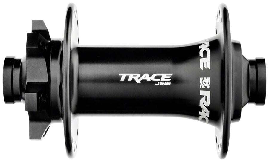 RaceFace Trace J-Bend 615 Front Hub - 15 x 110mm 6-Bolt Black 32H