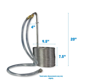 Knockout Immersion Wort Chiller, Stainless Steel